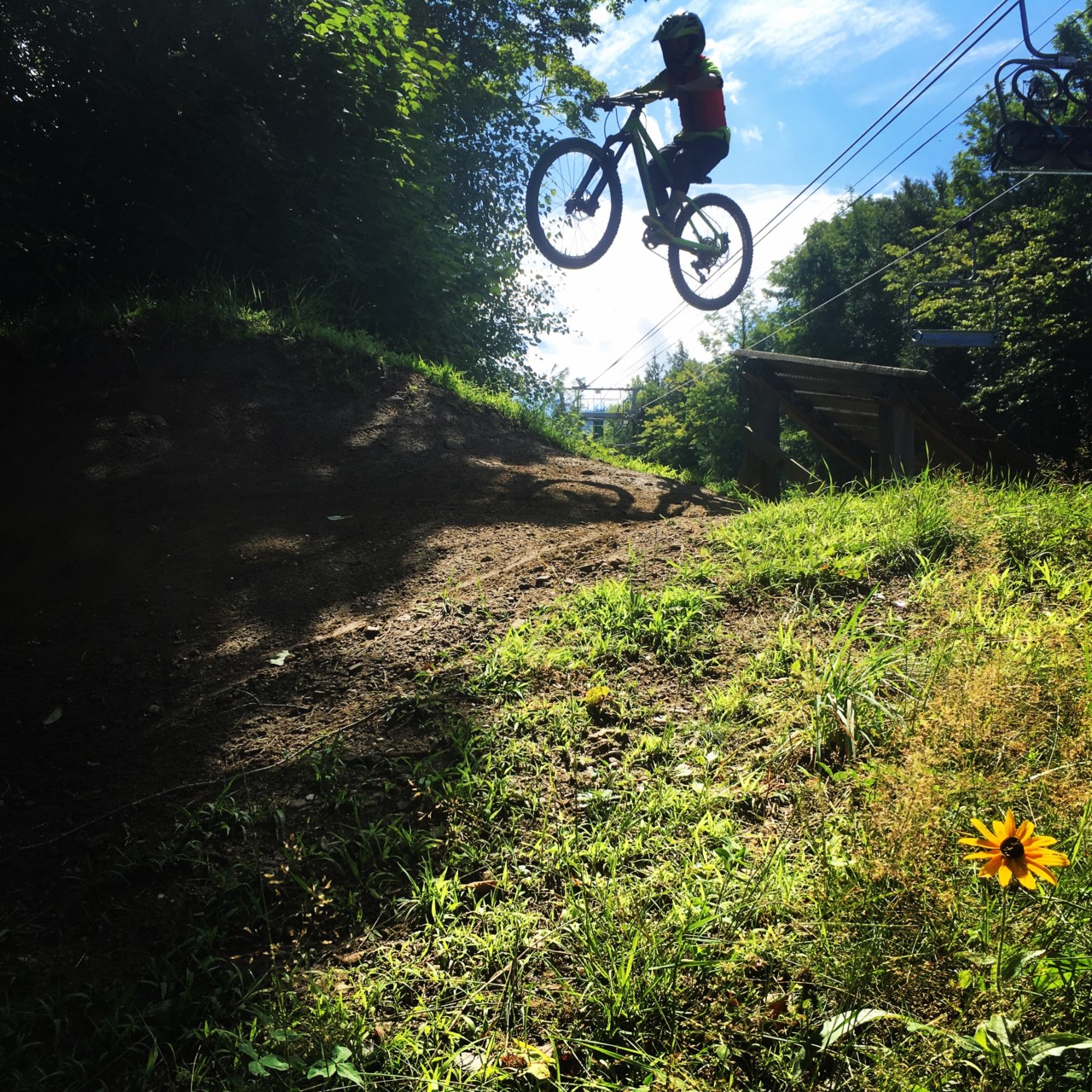 mountain bike camping