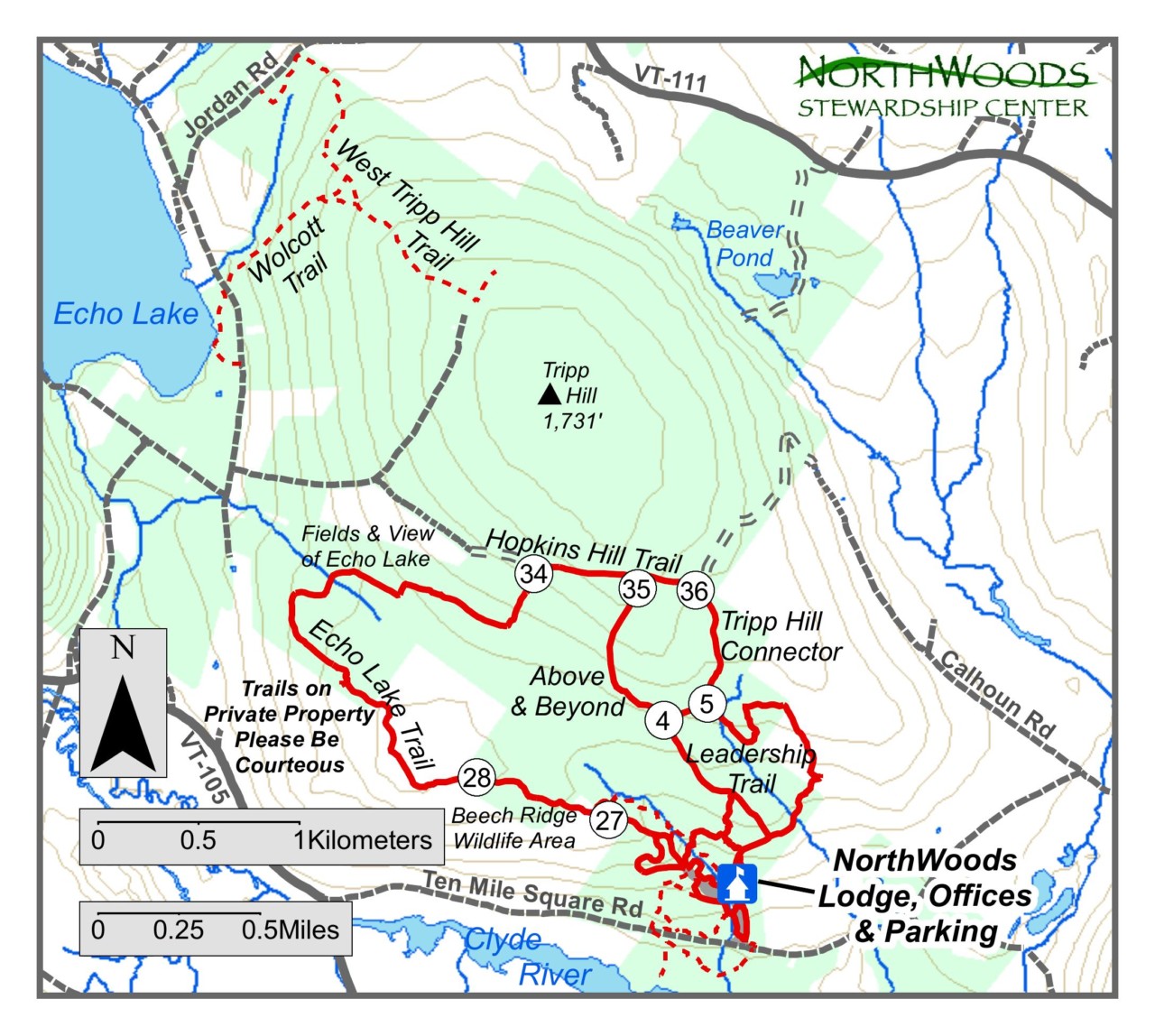 Nordic Ski & Snowshoe Trails – Northwoods Stewardship Center